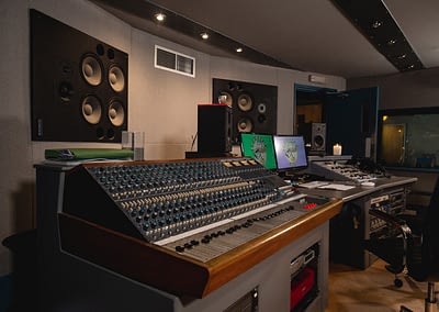 Bamm-Bamm Music Studio A Control Room Neve Vintage 5305 Broadcast Console