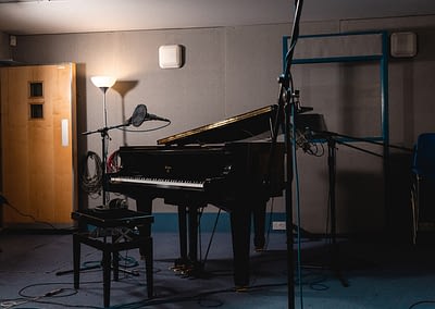 Bamm-Bamm Music Studio A Live Room Weber Baby Grand Piano